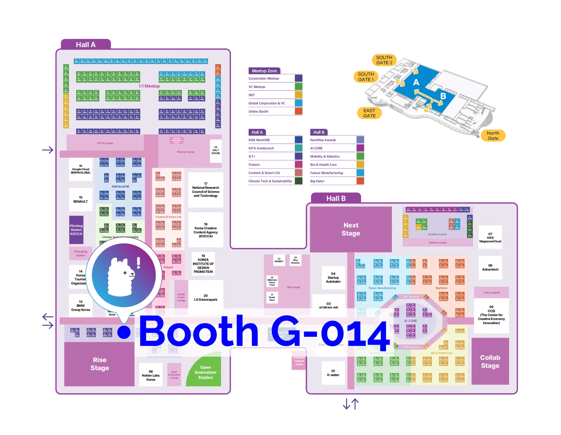 NextRise 2025 exhibition hall layout map