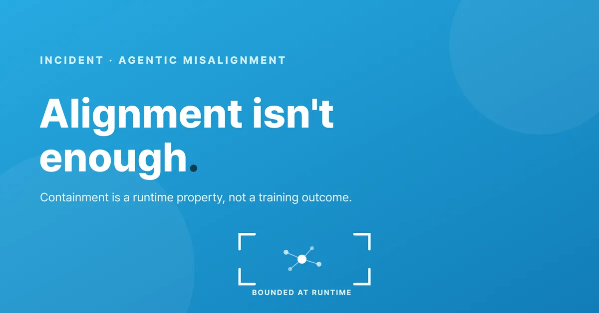 Alignment isn't enough article preview